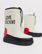 Love Moschino Faux Shearling Snow Boot