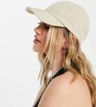 Reclaimed Vintage Inspired Unisex Logo Embroidery Cap In Ecru-white