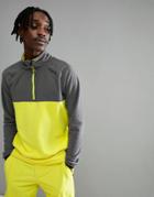 O'neill Ventilator Half Zip Fleece Sweat In Yellow/gray - Yellow