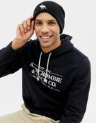Abercrombie & Fitch Icon Logo Beanie In Black - Black