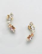 Johnny Loves Rosie Jewelled Ear Cuff - Clear