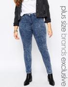 Alice & You Acid Wash Skinny Jean - Blue