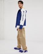 Columbia Windell Park Jacket In Blue/white - Blue