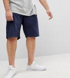 Tommy Hilfiger Plus Brooklyn Straight Fit Chino Shorts Light Twill In Navy - Navy