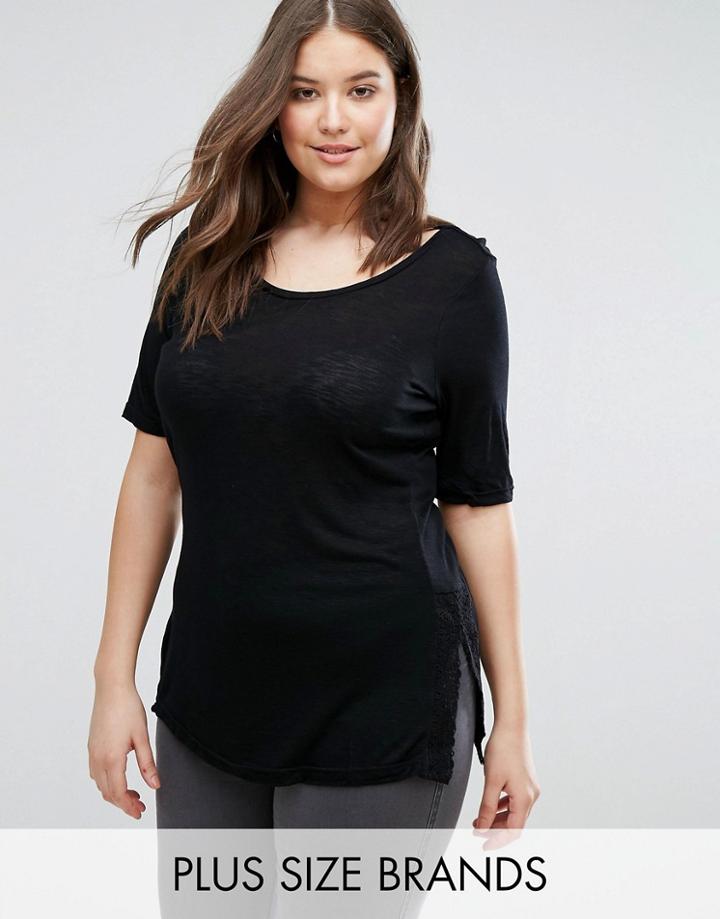 Junarose Burnout T-shirt - Black