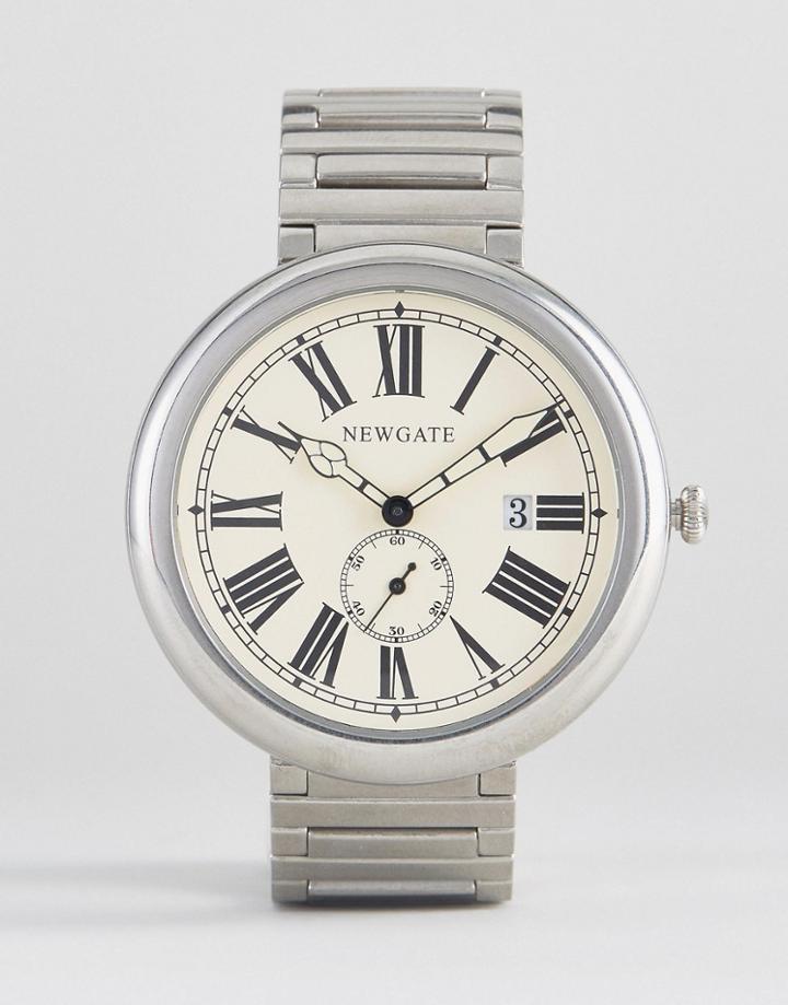 Newgate Liberty Grand Roman Dial Watch - Silver