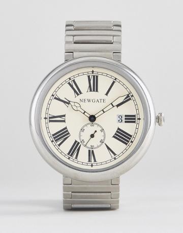 Newgate Liberty Grand Roman Dial Watch - Silver