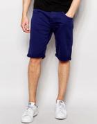 Wrangler Colton Shorts In Marine Blue - Marine Blue