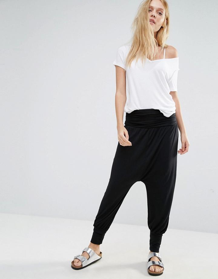 Y.a.s Lily Loose Pant - Black