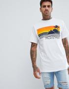 Pull & Bear T-shirt In White With Embossed Print - White