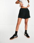 Cotton: On 90's Sweat Short In Black