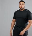 Adidas Plus Training Compression T-shirt In Black Cf7235 - Black
