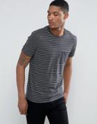 Selected Homme Contrast Pocket T-shirt - Gray