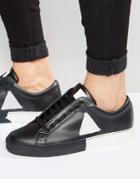 Religion Pyramid Hi-top Trainers - Black