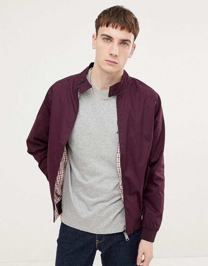 Ben Sherman Harrington Jacket - Red