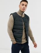 Soul Star Padded Vest In Black