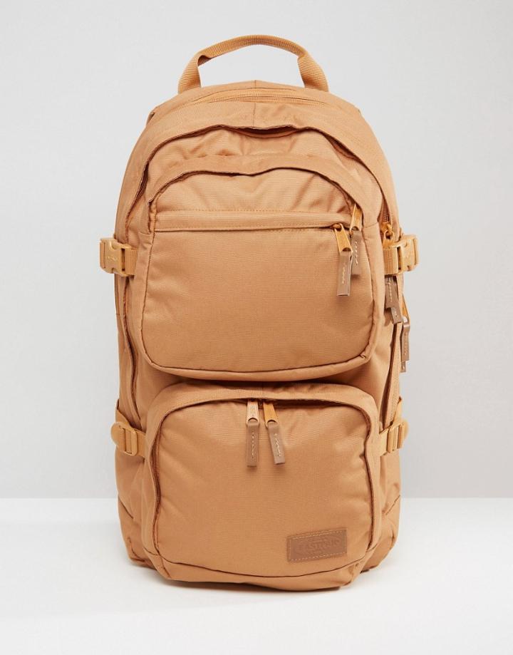 Eastpak Hutson Backpack Khaki Brown - Brown