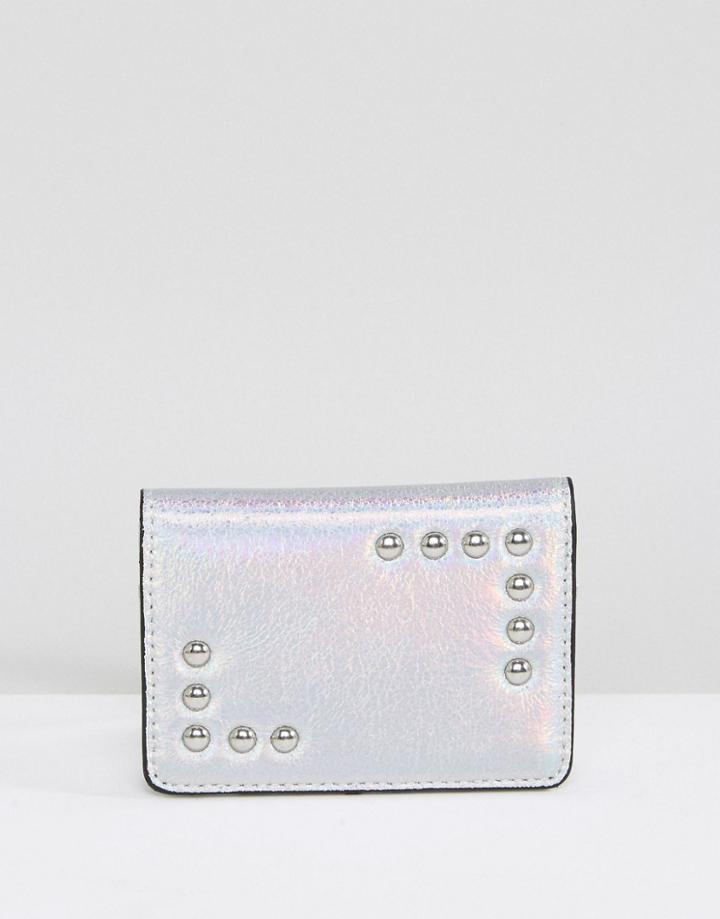 Asos Hologram Studded Card Holder - Multi