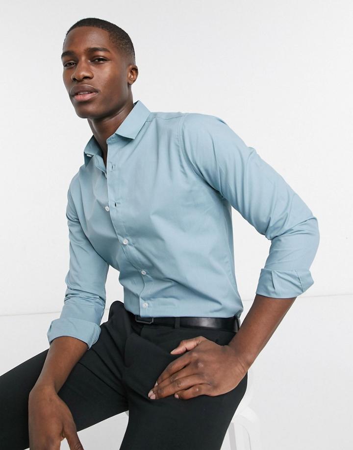 Bolongaro Trevor Slim Fit Classic Shirt-blue