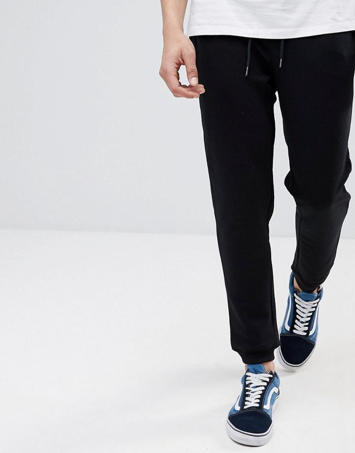 Brave Soul Basic Joggers - Black