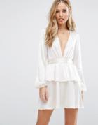 Majorelle Silk Berkshire Dress - White