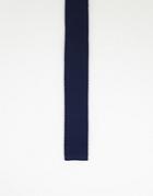 Gianni Feraud Knitted Tie In Navy