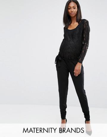 Noppies Maternity Lace Jumpsuit - Black