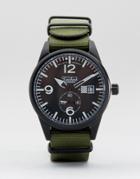 Techne Harrier Nato Strap Watch In Olive - Green