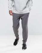 Asos Tapered Joggers In Charcoal Marl - Gray