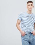 Hackett Mr. Classic Stripe T-shirt In Blue - Blue