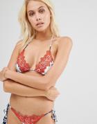 Blue Life Mirage Tri Bikini Top - Multi
