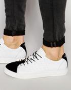 Selected Homme Dylan Mix Trainers - White