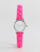 New Look Mini Neon Silicone Watch - Pink