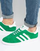 Adidas Originals Gazelle Sneakers In Green Bb5477 - Green