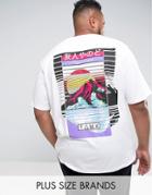 Friend Or Faux Plus Grace Printed T-shirt - White