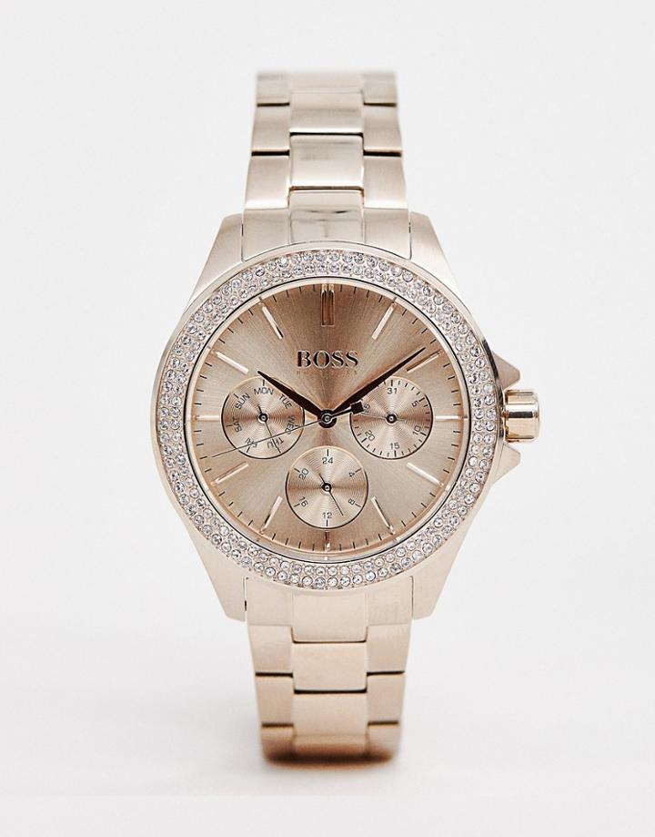 Boss 1502443 Premiere Bracelet Watch In Rose Gold