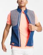 Puma X Helly Hansen Running Vest In Navy