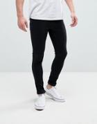 Hoxton Denim Extreme Skinny Black Jeans - Black