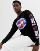 Tommy Hilfiger Graphic Long Sleeve T-shirt - Black