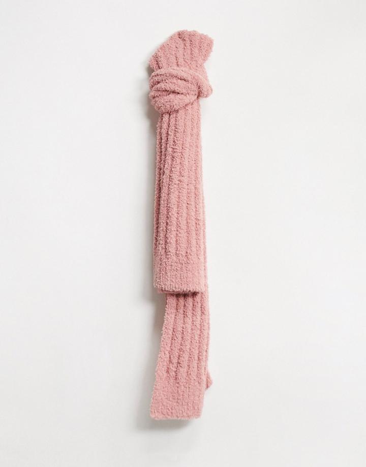 Free People Cloud Ribbed Scarf-pink