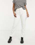 Allsaints Straight Leg Jeans In White