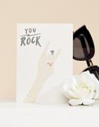 Ohh Deer Rock You Wedding Engagement Card - Multi