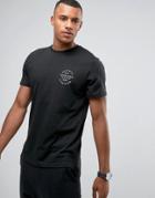 Jack & Jones Originals T-shirt With Brand Graphic In Organic Cotton - Black