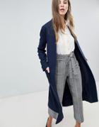 Helene Berman Longline Edge To Edge Duster - Navy