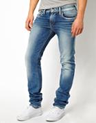 Pepe Jeans Hatch Skinny Fit Mid Wash - Glory Blue