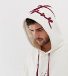 The Couture Club Hoodie With Hood Logo In Cream Exclusive To Asos - Cream