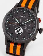 Carhartt Wip X Timex Range C Allied Chronograph Watch In Black