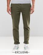 Brooklyn Supply Co Skinny Chinos In Navy - Navy