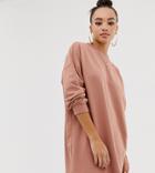 Missguided Oversize Sweater In Camel - Beige