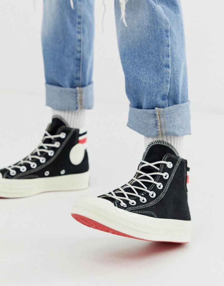 Converse Chuck '70 Hi Meet 80's Sneakers-black